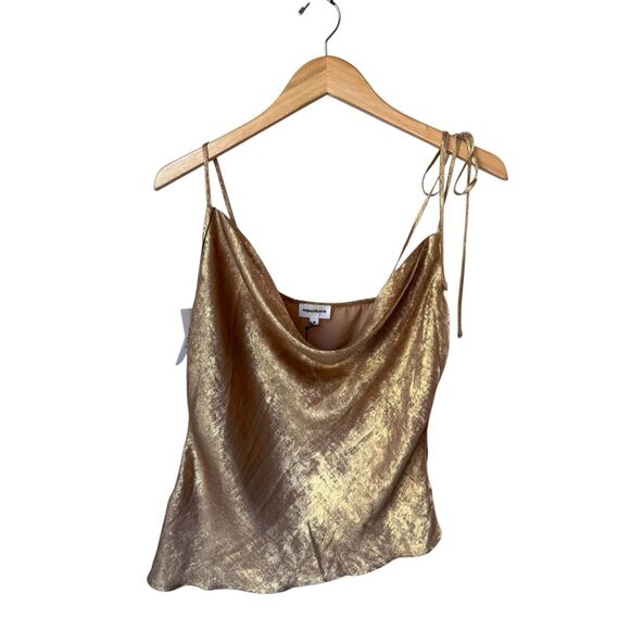 Revolve Superdown Paz Tank Top in Gold Size M - Picture 5 of 11